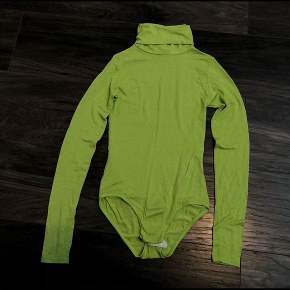 PrettyLittleThing Tops - Neon green bodysuit